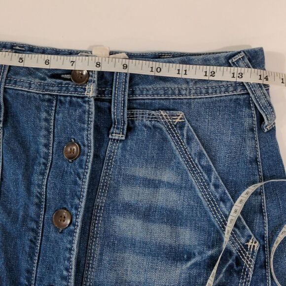 LoveStitch High Waisted Denim Skirt Size Small - Picture 6 of 7